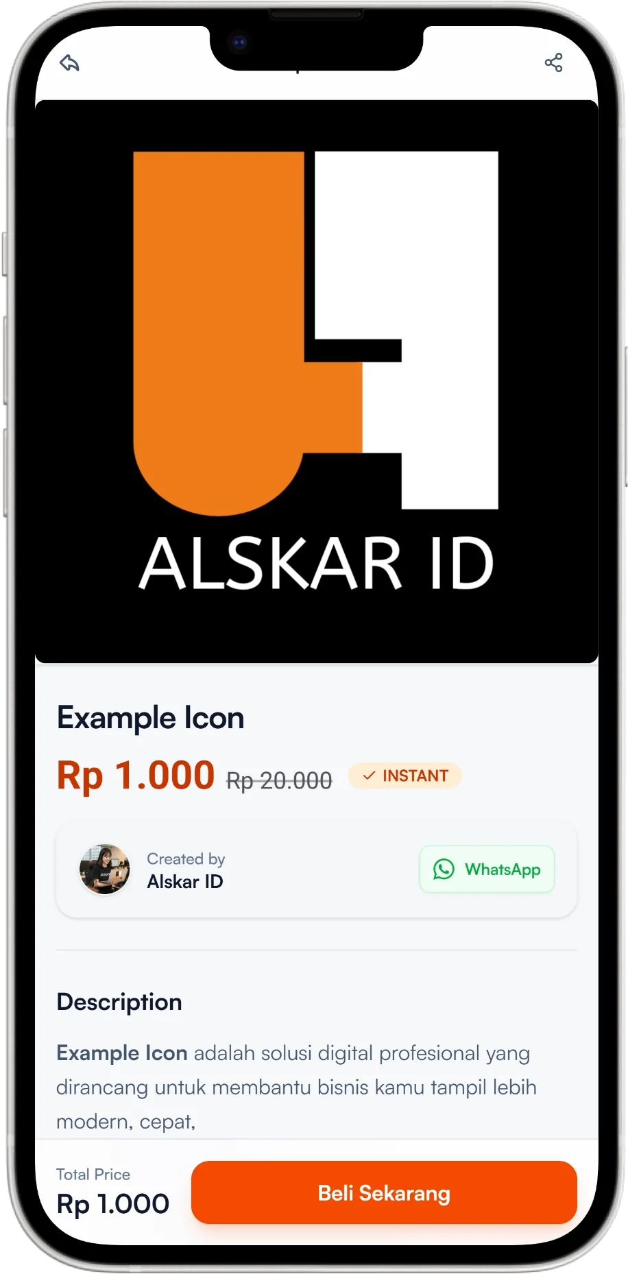 Alskar Mobile Interface